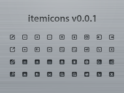 Itemicons 16px icons mini