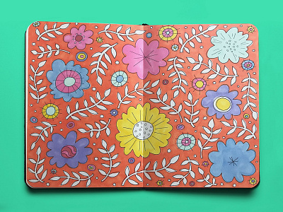 Sketchbook Floral Design