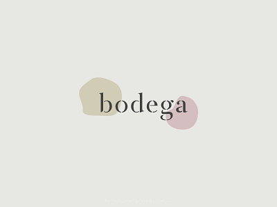 BODEGA brand brand design brand identity branding contemporary custom design logo logo design minimal organic typography