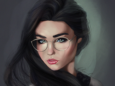 Portrait Study 1 digital illustration painting photoshop