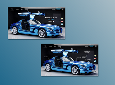 Mercedes Benz Design UI Web app branding car design flat logo mercedes benz ui uidesign uiux ux web webdesign website