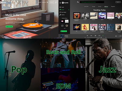 Ui Design Spotify