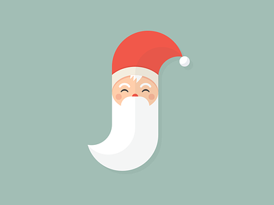 S for Santa Claus beard christmas cold dwarf font gnome happy hat letter santa santa claus winter