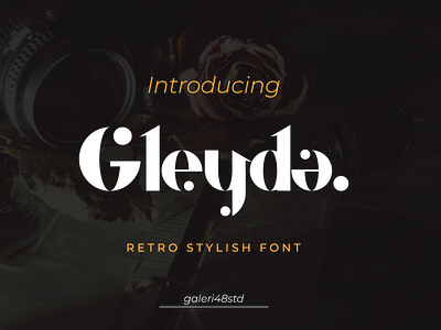 Gleyda font calligraphy font font design fonts lettering new font type typography