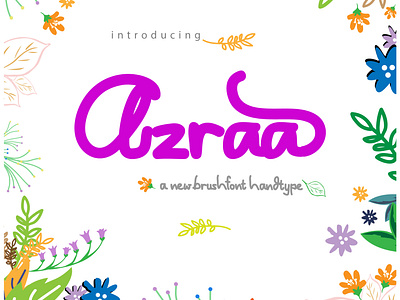 azraa font preview
