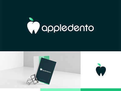 APPLE DENTO branding icon logo minimal typography