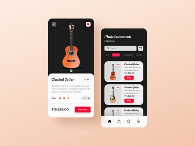 Music Instrument Purchase App