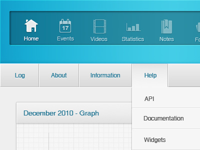 Avion - cont admin blue dashboard ui