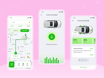 Mobile Autonomous Car Controller car driving