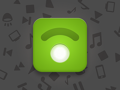 Spotmote iOS Icon app icon ios iphone spotify