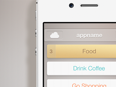 Experimental App Ui Snap app layout mobile navigationbar tableview ui