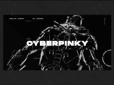 Cyberpinky.ME graphicdesign ui uidesign web web design