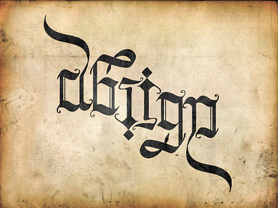 Ambigram: Design