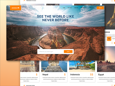 Design of a Travel Website