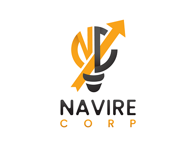 Navire Corp Logo adobe illustrator branding logo typography vector