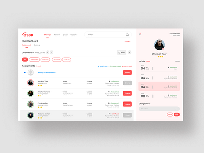 Assignment Driver assignment car driver web