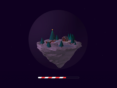 Christmas Island 3d christmas christmas card clean globe interactive island loader poly snow snowglobe threejs ui web webgl website winter xmas