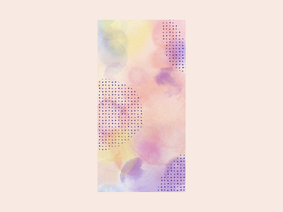 07-11-22 - Pretty Blotches light quickie simple warmup watercolor