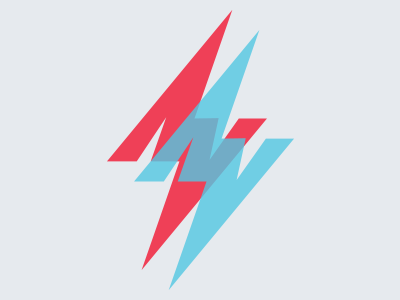 Audio Vision Logo Test audiovision blue lightning bolt logo red test