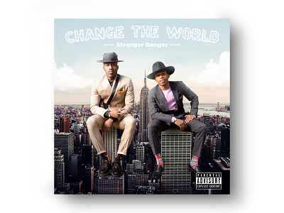 Stranger Danger - Change the World Single Cover concept cover cover artwork hip hop music music art musician rap