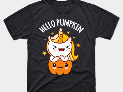 Halloween Hello Pumpkin Unicorn Candy Corn T-Shirt candy corn tshirt unicorn