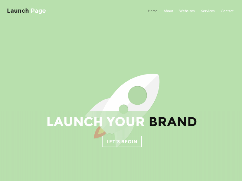 Launchpage get your wip game proper web design wip