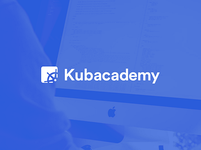 Kubacademy - Full Lockup design logo