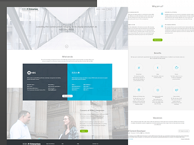 Homepage / Careers benefits careers homepage ui ux vacancies