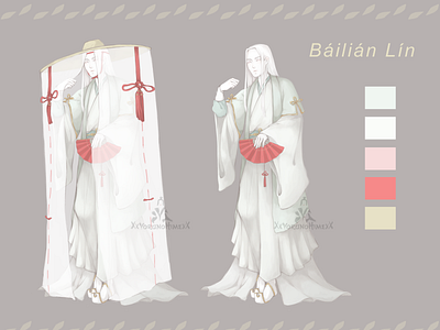 Bailian Lin Concept Art character character design concept digital 2d drawing