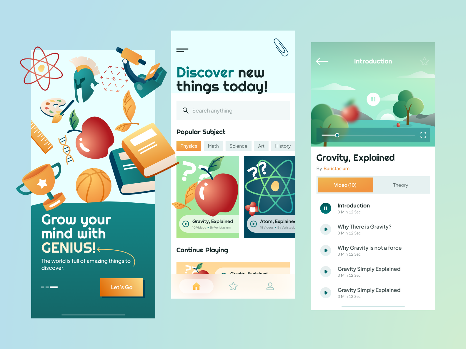 Genius - E Learning Platform Mobile App by Vicky Fikri 🦇 for SLAB ...