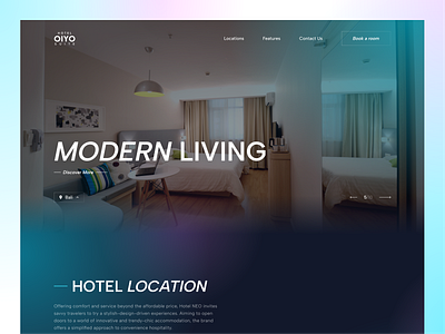 Hotel Website Landing Page