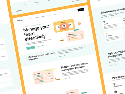 Manager Consultant Landing Page Exploration by Vicky Fikri 🦇 for SLAB ...