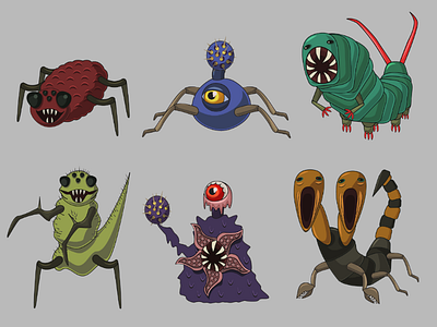 Monsters concept art concept art creepy monsters