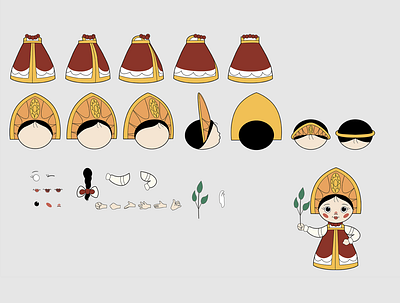 vasilisa animation concept art vector