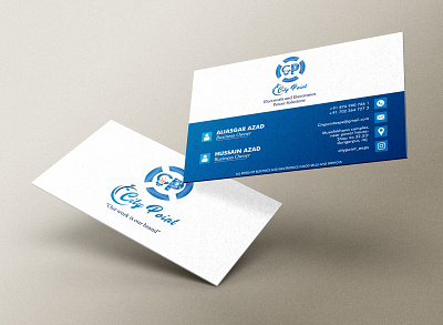 Business Card for Electricals and Electronics Shop