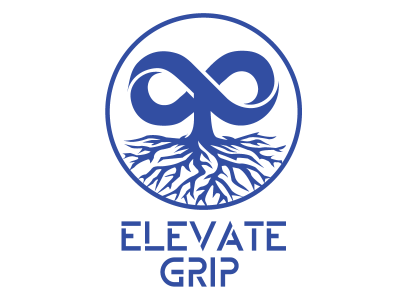 logo for elevate grip branding colors design icon illustration illustrator logo typography vector