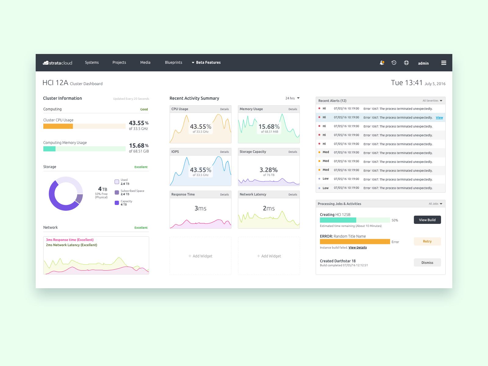 Network Software (Slate UI) by Michael on Dribbble