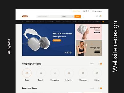 Alibaba Redesign Website - Ecommerce Website