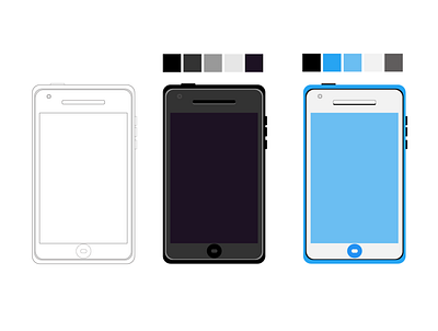 Cell Phone Design Illustration cellphone illustration illustrator