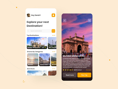 Tourism App UI