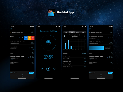 Bluebird iOS App UI Design