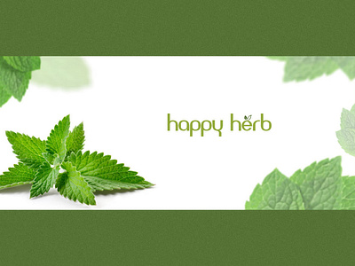 Happy Herb brand branding design logo