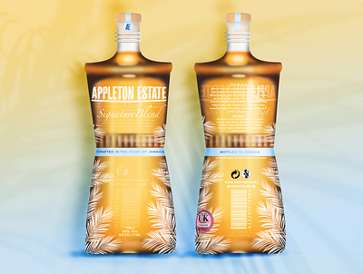 Appleton Estate alcohol branding branding design graphic design logo packaging design redesign render rum