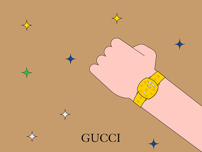 Gucci gold watch