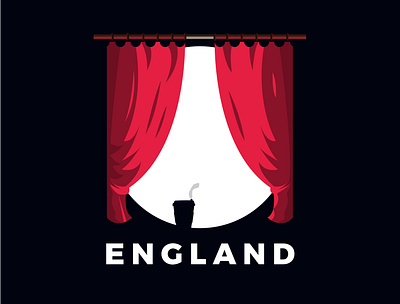 England Window design illustration vector