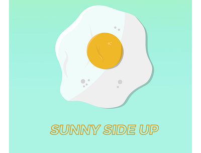 Sunny Side Up design illustration vector