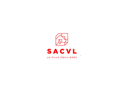SACVL - Real estate company brand design branding logo real estate real estate agency real estate branding real estate logo
