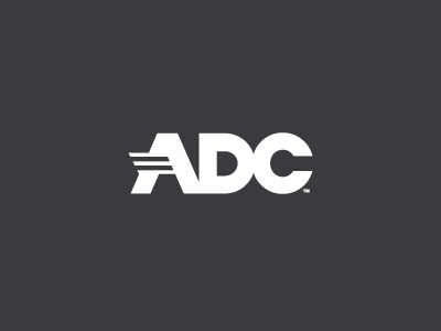 ADC Logo letterform logo wordmark