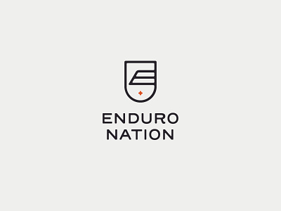 Enduro Nation badge club endurance identity logo shield tri club triathlon