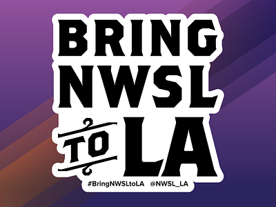 Bring NWSL to LA soccer